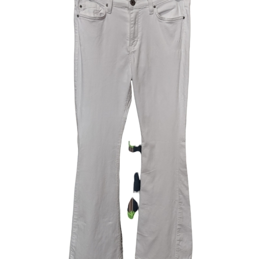 Angry Rabbit white jeans 28/7 wide leg boho